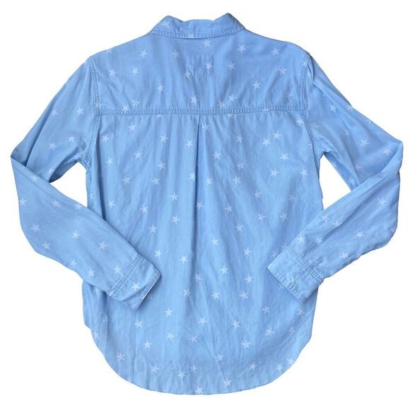 Rails Ingrid Button Down Shirt Top Light Vintage Stars – Size Small – Sold Out - Picture 9 of 16